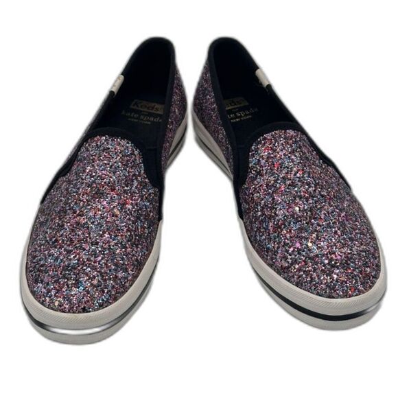 Keds x Kate Spade Glitter Slip-On Sneakers – Women’s 6.5 NWOT - Picture 8 of 9
